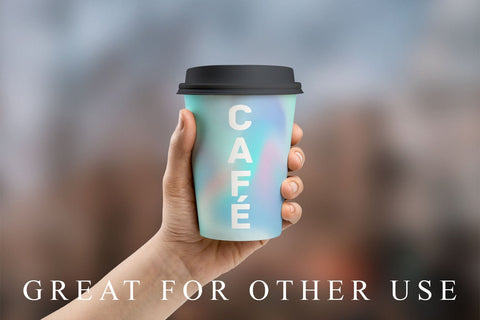 Digital Paper gradient hologram color background Digital Pattern artnoy 