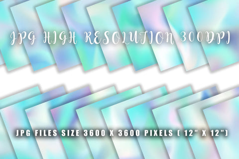 Digital Paper gradient hologram color background Digital Pattern artnoy 