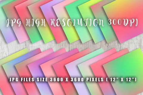 Digital Paper gradient rainbow background Digital Pattern artnoy 