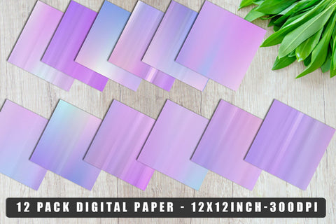 Digital paper gradient unicorn color background Digital Pattern artnoy 