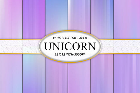 Digital paper gradient unicorn color background Digital Pattern artnoy 