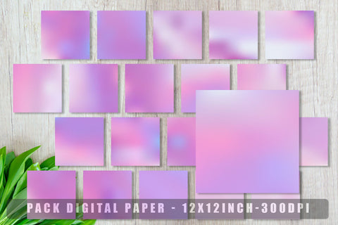 Digital paper gradient unicorn color background Digital Pattern artnoy 