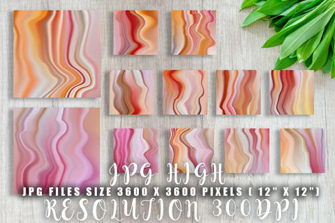 Digital paper gradient wave texture background Digital Pattern artnoy 