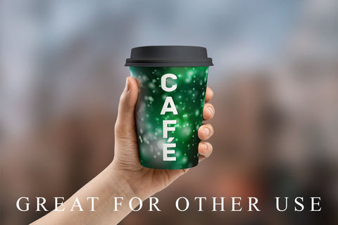 digital paper green bokeh background Digital Pattern artnoy 