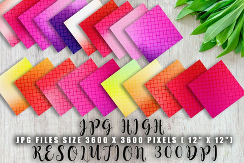 Digital Paper grid line and gradient pink color background Digital Pattern artnoy 