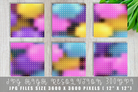 Digital paper Grid pattern and blue pink gradient background Digital Pattern artnoy 