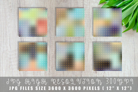 Digital paper Grid pattern and gradient blue background Digital Pattern artnoy 