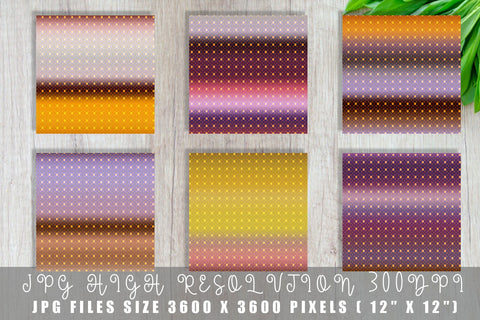 Digital paper Grid pattern and gradient brown background Digital Pattern artnoy 