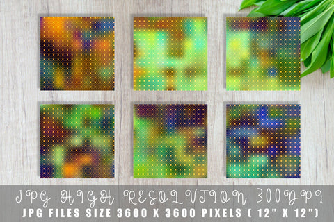 Digital paper Grid pattern and gradient green background Digital Pattern artnoy 