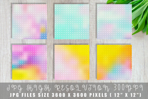 Digital paper Grid pattern and iridescent gradient background Digital Pattern artnoy 