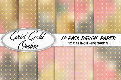 Digital paper Grid pattern and soft color gradient background Digital Pattern artnoy 