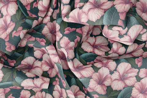 Digital paper Hibiscus Seamless pattern Digital Pattern artnoy 