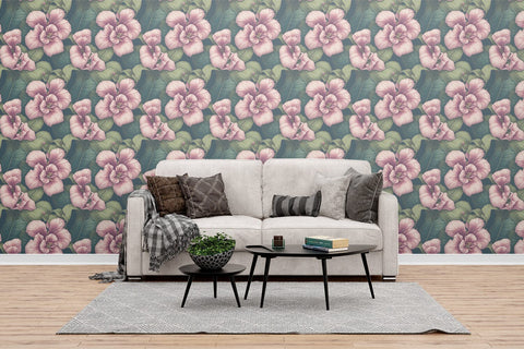 Digital paper Hibiscus Seamless pattern Digital Pattern artnoy 