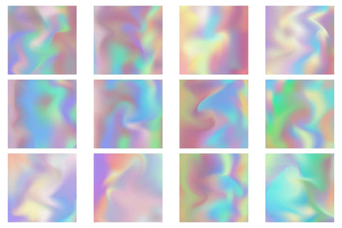 Digital Paper hologram wave background Digital Pattern artnoy 