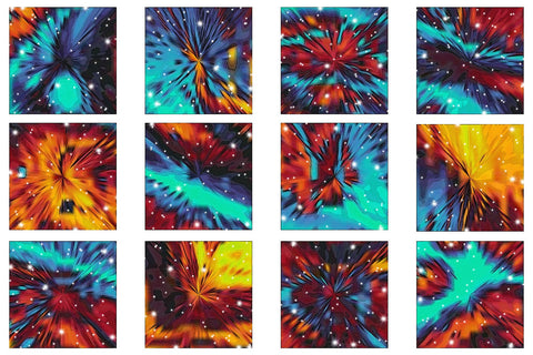 Digital Paper Iridescent Comic pop art and Glitter background Digital Pattern artnoy 