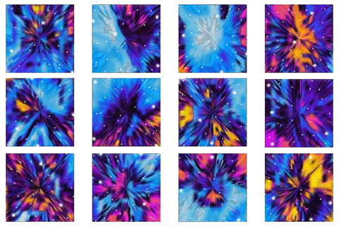 Digital Paper Iridescent Comic pop art and Glitter background Digital Pattern artnoy 