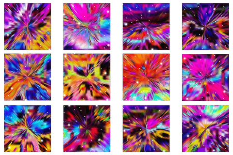 Digital Paper Iridescent Comic pop art and Glitter background Digital Pattern artnoy 