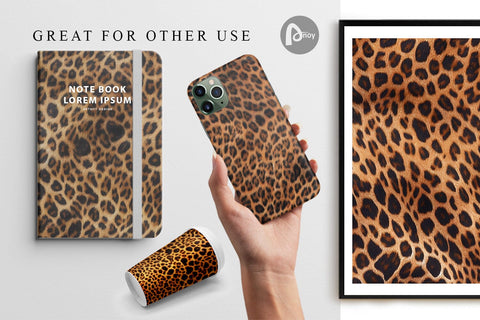 Digital Paper Leopard Skin Texture Digital Pattern artnoy 