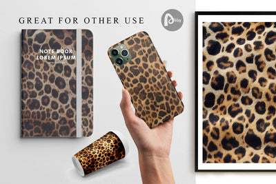 Digital Paper Leopard Skin Texture Digital Pattern artnoy 
