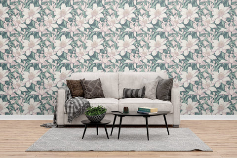 Digital Paper Lily Seamless Pattern Digital Pattern artnoy 