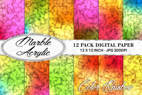 Digital paper marble acrylic texture with gradient colorful background Digital Pattern artnoy 