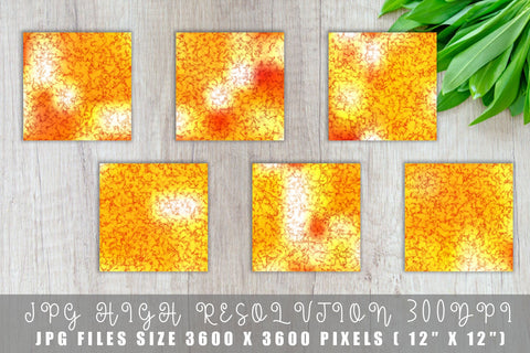 Digital paper marble acrylic texture with gradient orange color background Digital Pattern artnoy 