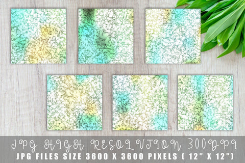 Digital paper marble acrylic texture with gradient turquoise color background Digital Pattern artnoy 