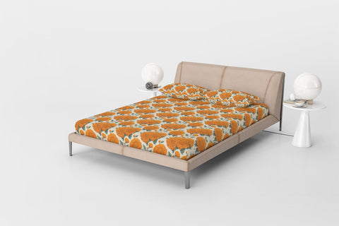 Digital Paper Marigold Flower Seamless Pattern Digital Pattern artnoy 