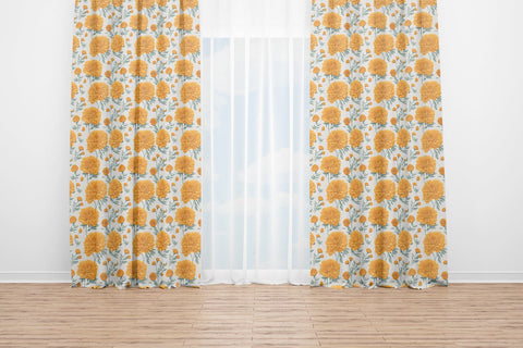 Digital Paper Marigold Flower Seamless Pattern Digital Pattern artnoy 