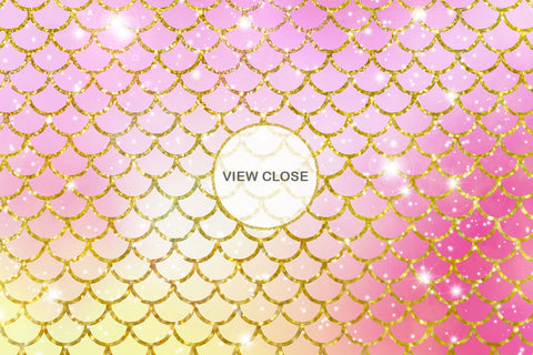 Digital paper mermaid scales pattern with galaxy space background Digital Pattern artnoy 