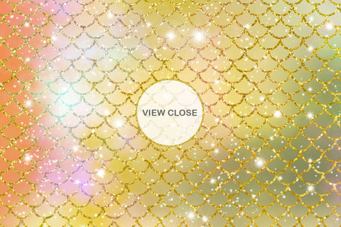 Digital paper mermaid scales pattern with galaxy space background Digital Pattern artnoy 