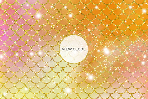 Digital paper mermaid scales pattern with galaxy space background Digital Pattern artnoy 