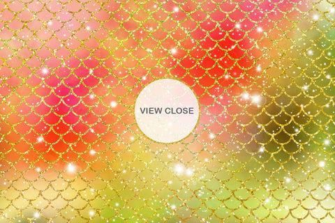 Digital paper mermaid scales pattern with galaxy space background Digital Pattern artnoy 