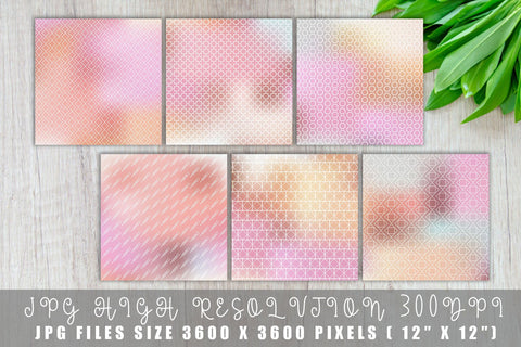 Digital paper mix line pattern on gradient pastel color background Digital Pattern artnoy 