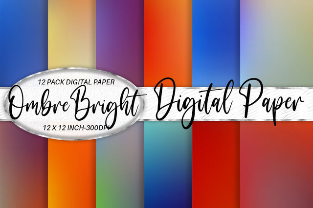 Digital paper ombre color background Digital Pattern artnoy 