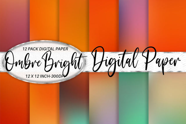 Digital paper orange color background Digital Pattern artnoy 
