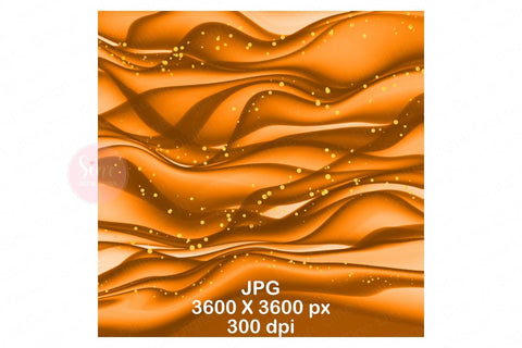 Digital Paper - Orange Ink Glitter Background Pack Digital Pattern SineDigitalDesign 