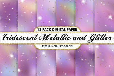 Digital paper pink iridescent metallic and glitter Digital Pattern artnoy 