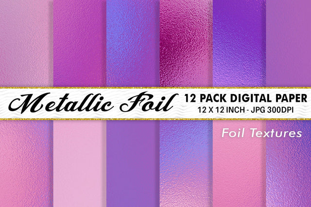 Digital Paper pink purple Metallic foil texture background Digital Pattern artnoy 