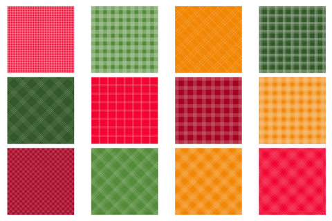 Digital Paper plaid christmas background Digital Pattern artnoy 