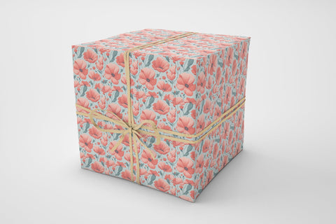 Digital Paper Poppy Flower Seamless Pattern Digital Pattern artnoy 