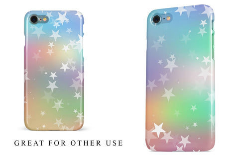 Digital Paper Rainbow and star pattern background Digital Pattern artnoy 