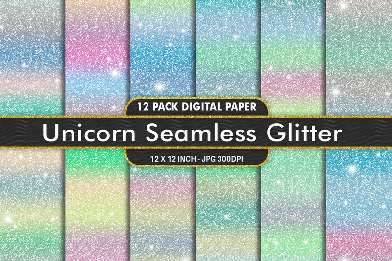 digital paper Rainbow glitter texture Digital Pattern artnoy 