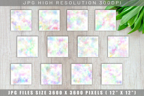 Digital Paper rainbow Watercolor and glitter background Digital Pattern artnoy 