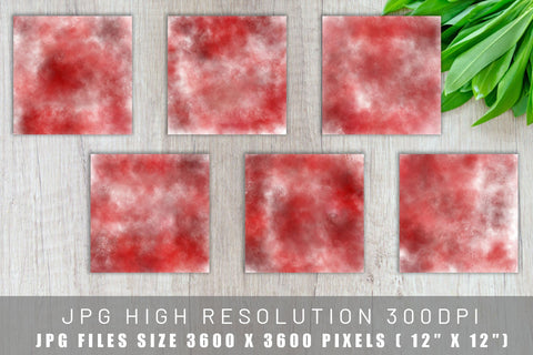 Digital Paper red Watercolor background Digital Pattern artnoy 