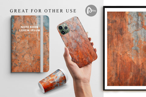 Digital Paper Rusty Grunge Background Digital Pattern artnoy 