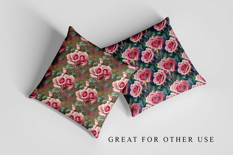 Digital paper seamless pattern flower illustration Digital Pattern artnoy 