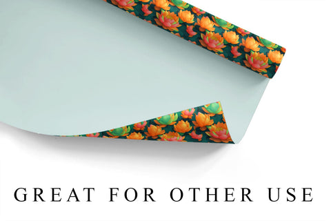 Digital paper seamless pattern of lotus flowers Digital Pattern artnoy 