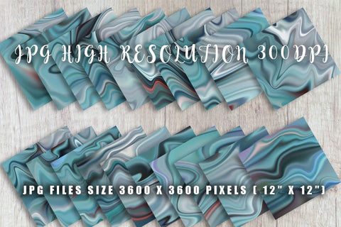 Digital Paper silk wave gradient blue color background Digital Pattern artnoy 