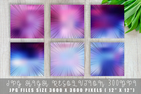 Digital paper speed line with ombre color background Digital Pattern artnoy 